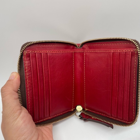 Dooney & Bourke Red Wallet - Picture 4 of 8